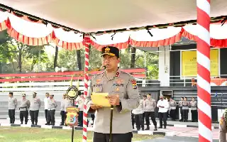 Pimpin Upacara Haornas ke-43, Kapolda NTT Dorong Personel Polri Jadikan Olahraga Kebutuhan Harian