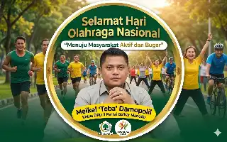 Momentum Haornas, Meikel Damopolii Dorong Reformasi Tata Kelola Olahraga Kota Manado