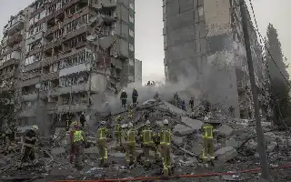 Gelombang Serangan Rudal Rusia Hantam Kyiv, Korban Jiwa dan Kerusakan Infrastruktur Meluas