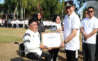 Wagub Sulut Victor Mailangkay Gaungkan Olahraga Inklusif pada Peringatan Haornas ke-43