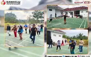 Perkuat Soliditas Kerja, Bawaslu Boalemo Gelar Olahraga Bersama Melalui Program 'Kamis Ceria'