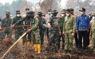 Perkuat Mitigasi Karhutla Kalbar, TNI-Polri dan Akademisi Gagas Teknologi Gambut Berkelanjutan